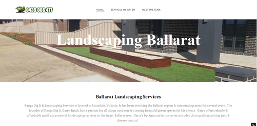 Web Design Landscaping Ballarat