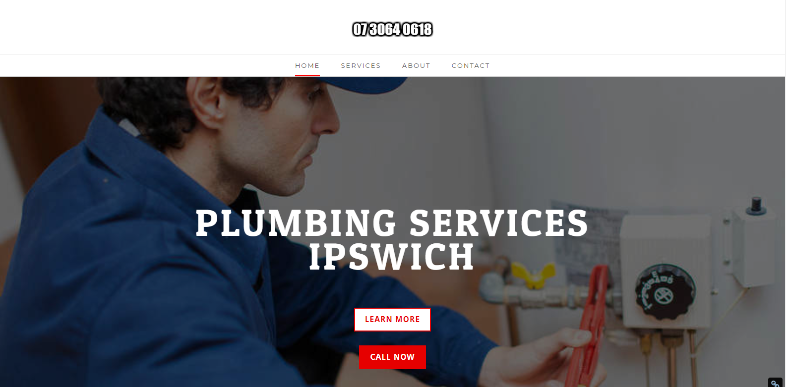 Web Design Ipswich Plumbing